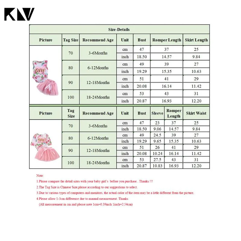 KLV/комплект одежды из 2 предметов; летняя одежда для маленьких девочек; комбинезон на день рождения; Топ без рукавов; юбка-пачка с цветочным рисунком