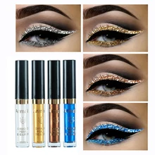 Брендовая Алмазная перламутровая подводка для глаз с блестками, жидкая ручка, Мерцающая подводка для глаз, карандаш для больших глаз, макияж, блестящая подводка для глаз, Блестящий глянцевый карандаш