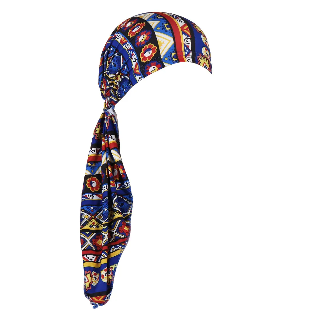 Print India Hat Muslim Ruffle Cancer Chemo Beanie Turban Wrap Scarf Cap шапка женская шапка beanie high quality cotton unisex