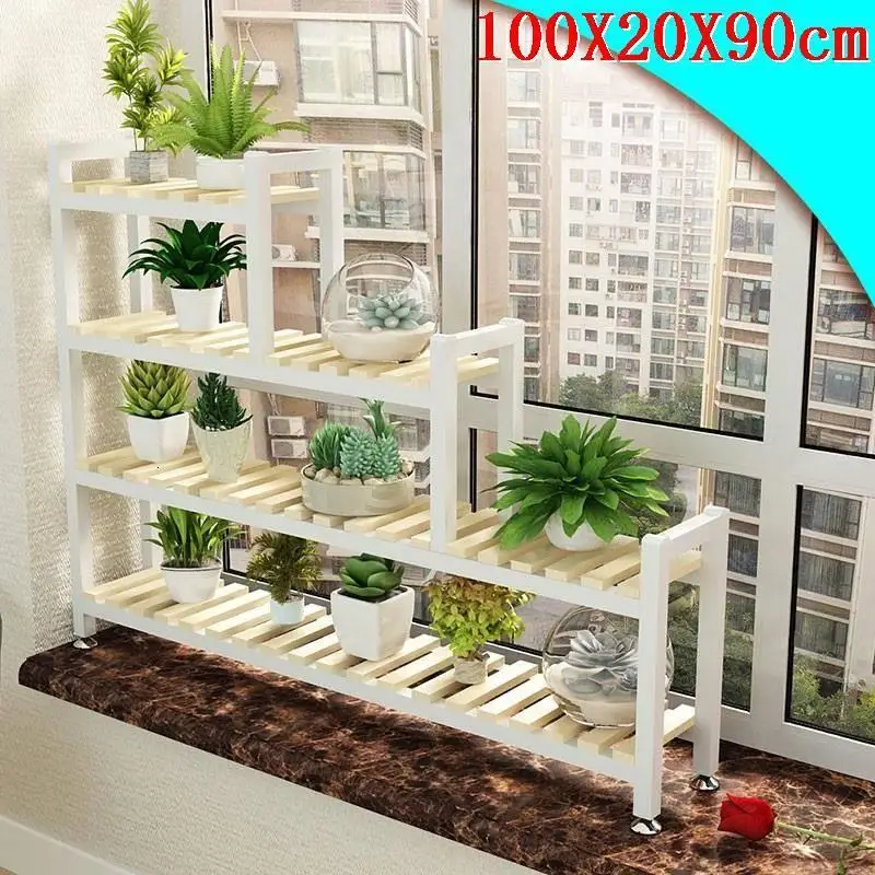 MODEL E Etagere Pour Plante садовые полки для Escalera Decorativa Madera открытый балкон Stojak Na Kwiaty Цветочная Полка Подставка для растений - Цвет: MODEL E