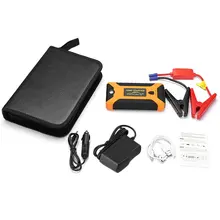 22000 мАч Многофункциональный стартер скачка Батарея аварийный Авто Питание 12V ЖК-дисплей цифровой двигателя насос подкачки Мощность Аккумулятор для планшета