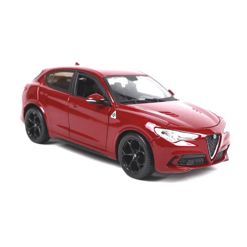 Burago 1/24 имитация сплава Модель автомобиля игрушка для Alfa Romeo STELVIO Giulia модель автомобиля SUV коллекция для человека Gfit