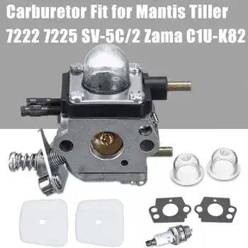 

Carburetor Carb Air Filter Kit Engine Repower Kit Accessory Fit for Mantis Tiller 7222 7225 SV-5C/2 Zama C1U-K82 C1U K82