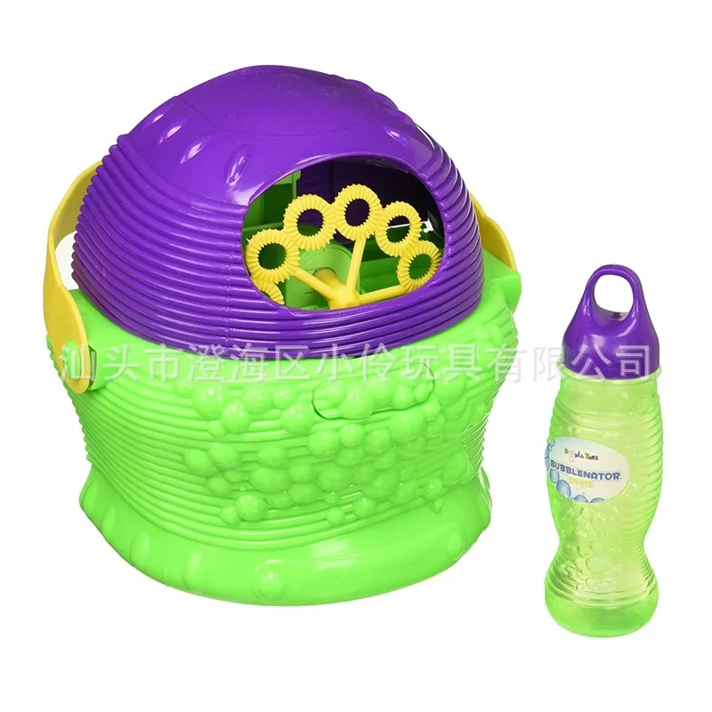 

Summer Toy Hand Electric Bubble Maker Fully Automatic Blowing Bubbles Toy Stall Hot Sales
