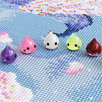 

Huacan Diamond Painting Accessories Glitter Drop Magnet Cover Minders Diamond Embroidery Tools 1pc Random Color