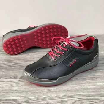 

Studs Golf Shoes Trainers Athletics Golf Sport Shoes Man Spikeless Walking Sneakers for Golf Spikeless Leather Shoes Waterproof
