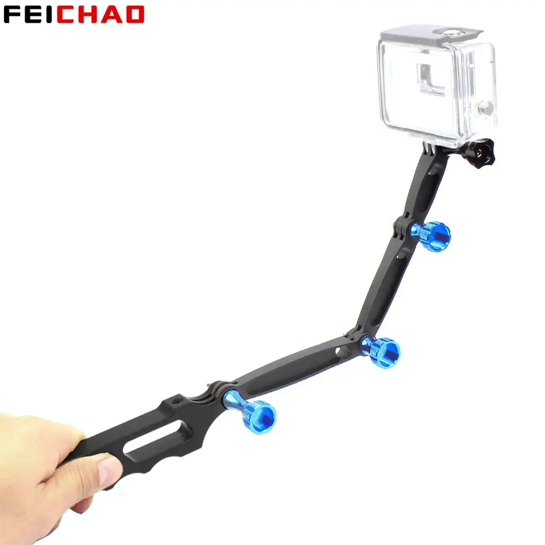 Cnc Aluminum Extension Mount Arm For Gopro Max Fusion Hero 10 9 8 Eken