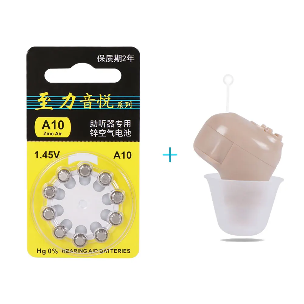 10pcs A10 Batteries A10 and mini Hearing Aid Size 10 A10 PR70 Zinc Air Battery for CIC ITE BTE