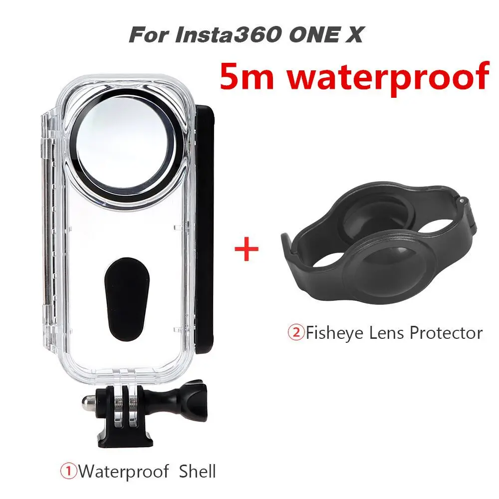 Водонепроницаемый чехол Insta360 ONE X 5M для дайвинга One аксессуары экшн камеры|Чехлы