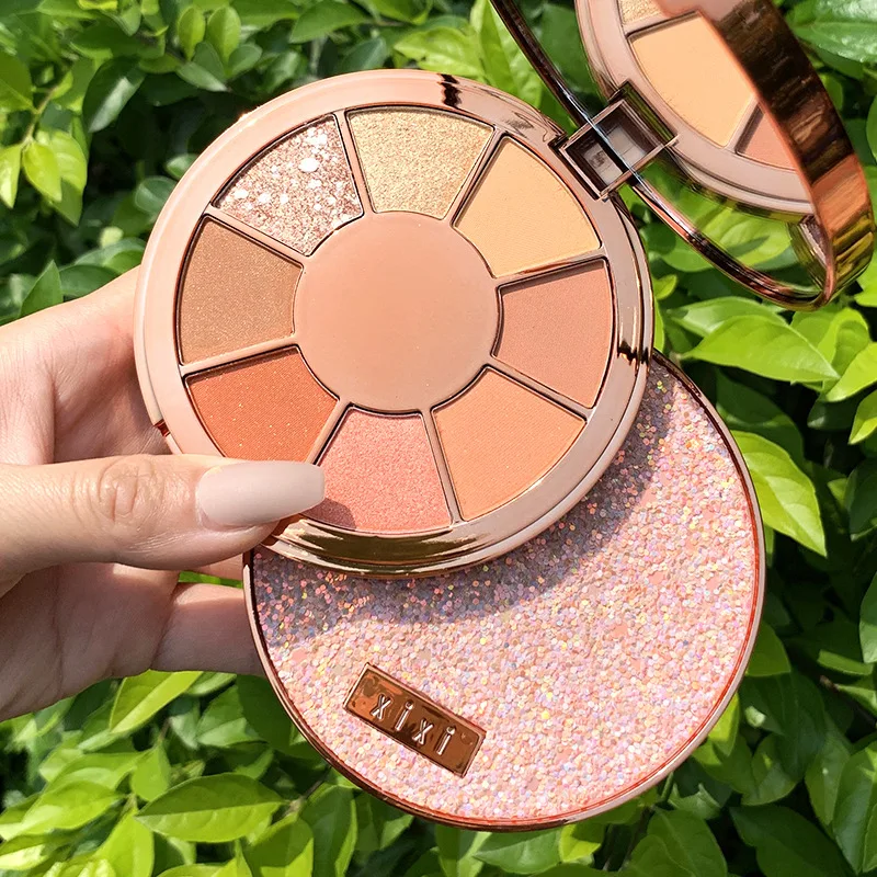 XIXI New Mermaid Gilt Eye Shadow Pearlescent Matte Powder Glitter Eye Shadow Tray XIXI New Mermaid Gilt Eye Shadow Pearlescent Matte Powder Glitter Eye Shadow Tray