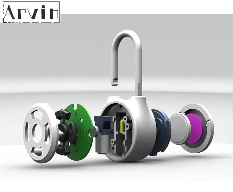 Smart padlock Bluetooth password mobile phone APP travel backpack luggage cabinet lock gym electronic small padlock M1