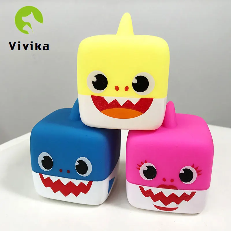 Музыкальные игрушки в форме акулы, воспроизведение музыки, функция освещения, детские игрушки, интересные развивающие игрушки для детей W7