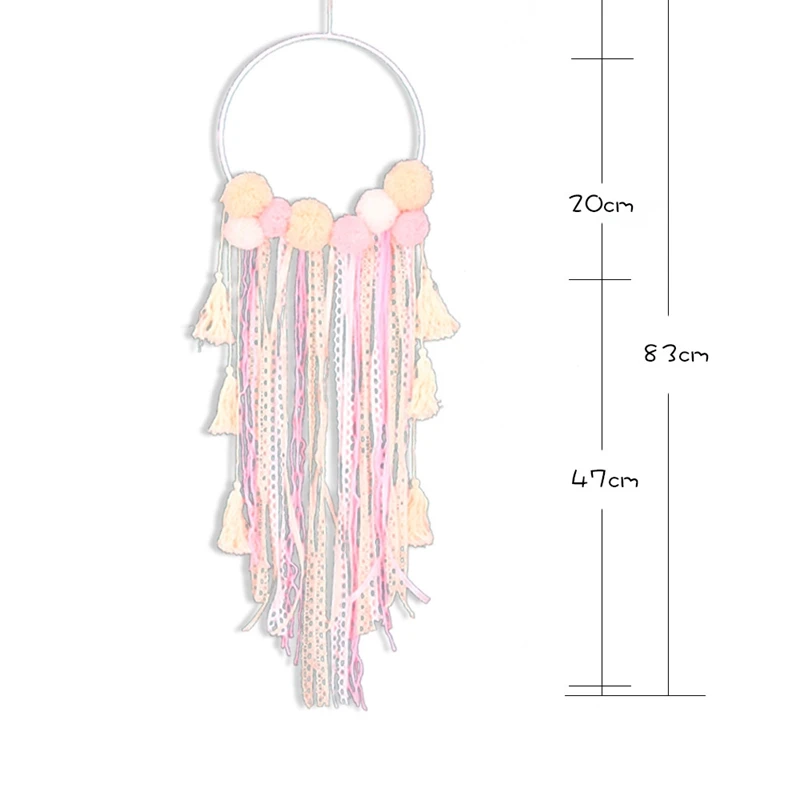 New-Dream Catcher Handmade Cotton Thread Dream Catcher Room Decoration Tassel Dreamcatchers Wall Hanging Decor Kids Gift