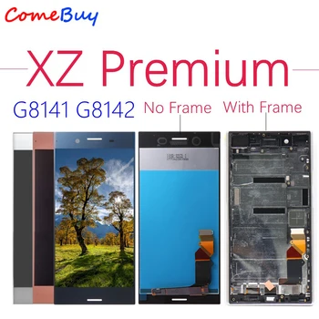 

For 5.5" Sony Xperia XZ Premium LCD Display Touch Screen Digitizer For SONY XZ Premium LCD With Frame G8141 G8142 Replacement