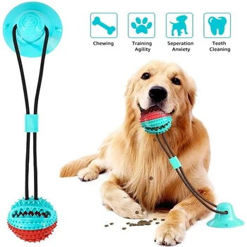 

@HE Pet Molar Bite Chew Ball Interactive Pet Dog Safe Elasticity TPR Cleaning Teeth Toy Multifunction Pet Molar Biting Toy