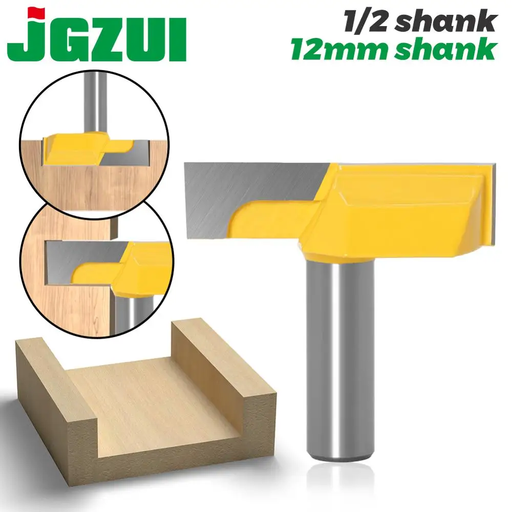 Dia 8mm Shank 2-1/4in  Bottom Cleaning Router Bit Woodworking Milling-Cutter Too 