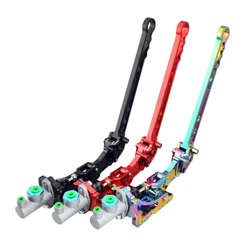 

SPEEDWOW Universal Adjustable Hydraulic Rally Race E-Brake Handbrake Drift E-Brake Racing Handbrake Vertical Master Cylinder