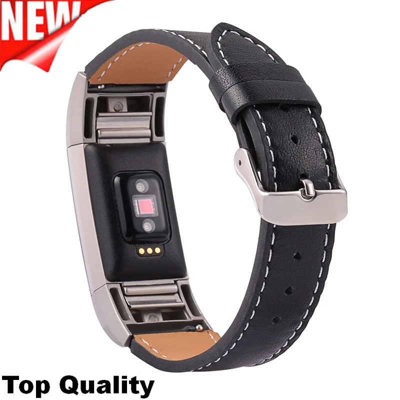 L ks Hakiki Deri Saat Kay Fitbit arj 2 I in Bileklik Yedek Ask 