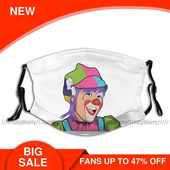 

Pennywise Mouth Face Mask Clown Facial Mask Funny with Filters Adult Fashion Mask