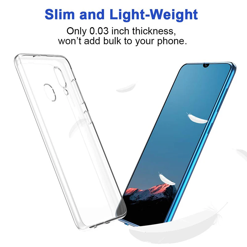 Чехол для samsung Galaxy A30 TPU силиконовый прозрачный мягкий чехол-бампер для samsung Galaxy A30 6,4 прозрачная задняя крышка