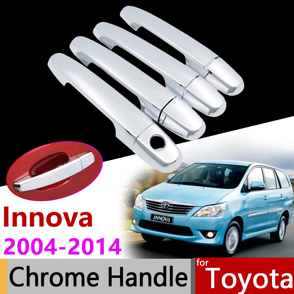 Автомобильные аксессуары наружная хромированная крышка ручки двери для Toyota Innova