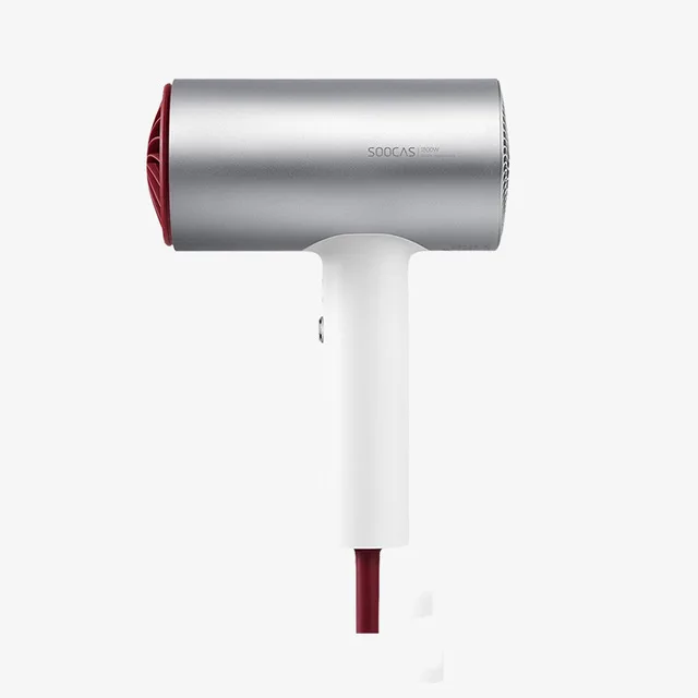 Sliver Xiaomi Mijia Soocas H3 Анион Фен корпус из алюминиевого сплава 1800 Вт воздушный выход анти-горячий инновационный диверсии дизайн - Цвет: Sliver