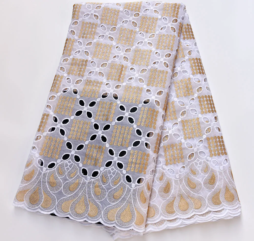 

African Cotton Lace Fabric 2019 High Quality Swiss Voile Lace In Switzerland Embroidery Swiss voile Lace Fabric