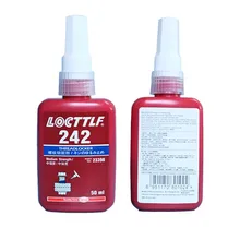Colle à souder LOCTTLF 242, 1 pièce de 50ml, adhésive forte à force moyenne