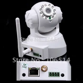 

Security Wireless IP Camera Pan Tilt Night Vision WIFI 2 Way Audio White