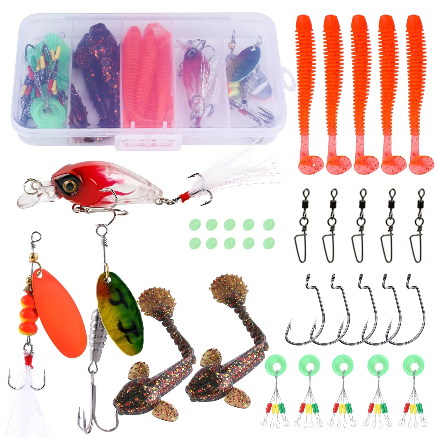 Sougayilang 1.8-2.4m Casting Fishing Rod Reel Combo with Fishing Line Lures Accessories and Carrier Bag for Freshwater Fishing Sougayilang 1.8-2.4m Casting Fishing Rod Reel Combo with Fishing Line Lures Accessories and Carrier Bag for Freshwater Fishing