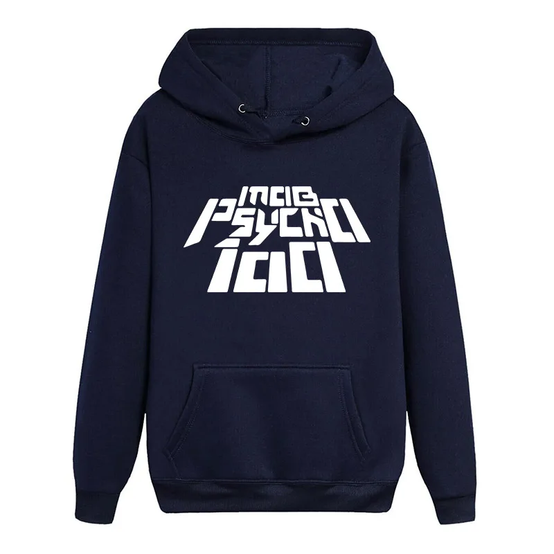 Лидер продаж, Soild цвет, 6 цветов, худи из полиэстера, Outsweater, мультяшная толпа, Psycho, 100, логотип, повседневная куртка, топы - Цвет: 15