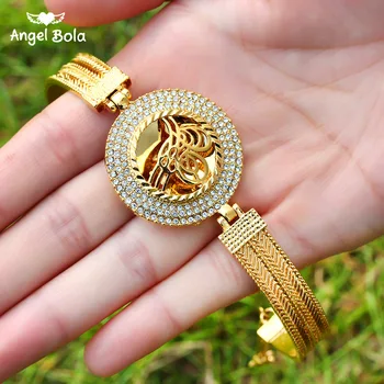 

Islamic Classic Money Turkish Coin Crystal Bracelets Muslim Evil Eye Bangle for Women Middle Eastern Arab Jewelry Oman Gifts
