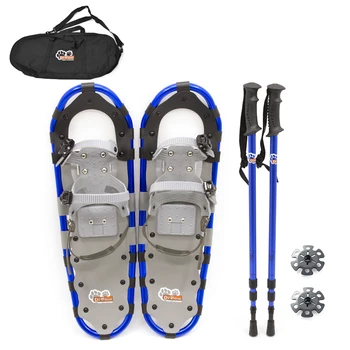 

Snow Shoes Aluminum Shoes Adjustable Poles Carry Bag for Women Men Practical Durable 19/23/ 27/ 30inch Three Colors TPU heels
