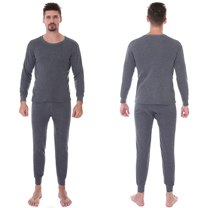 CXZD men's Top+ Pant thermal underwear long johns set keep warm Thermal Underwear Sets Winter Clothes Thick Thermal Clothing