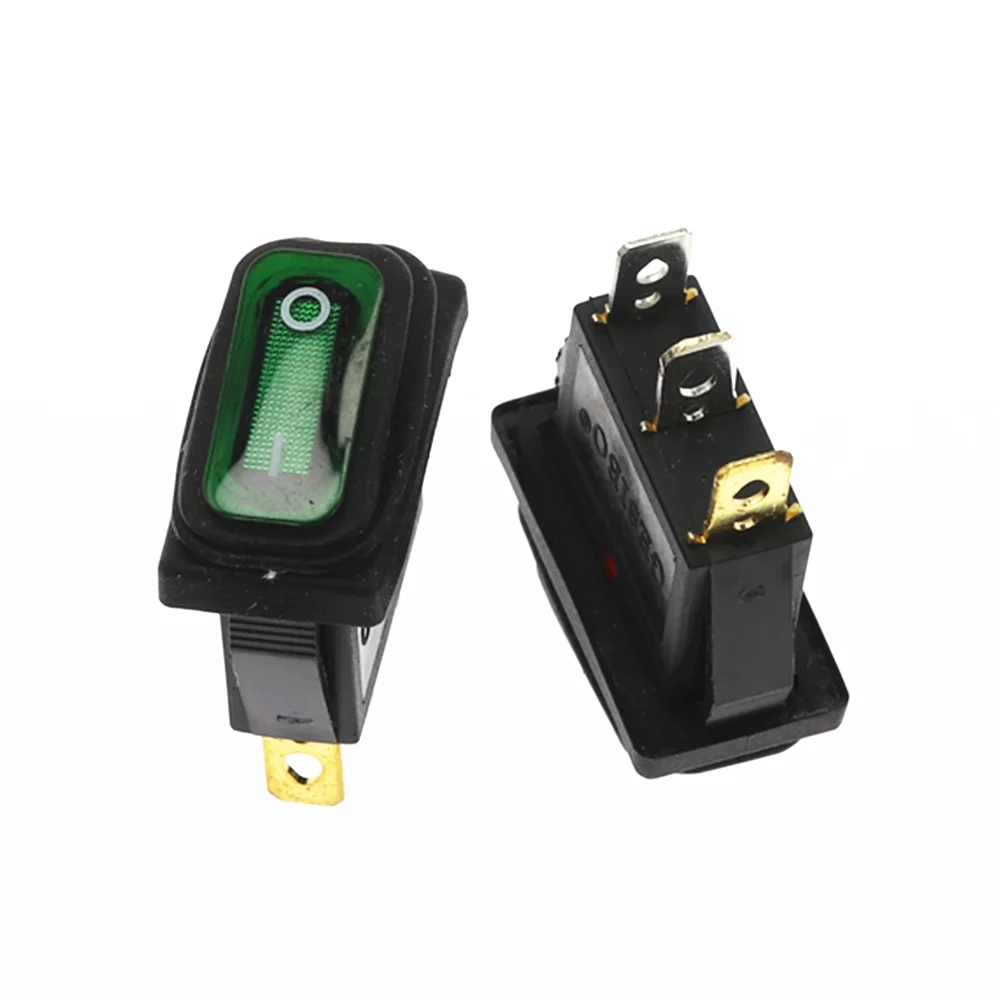 1 шт. KCD3 водонепроницаемый кулисный переключатель 15A/20A 125 V/250 V 2/3 Pin ВКЛ/ВЫКЛ светильник