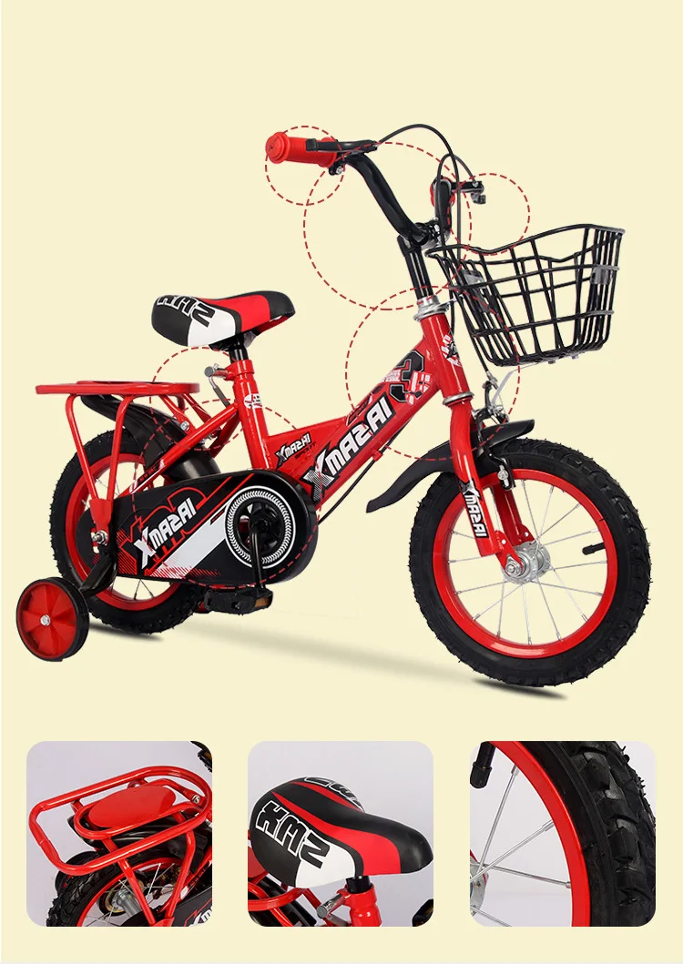 Children Bicycle 3-9-Year-Old 7.65kg lightweight Aluminum Alloy Pneumatic Tire kid Bicycle Stroller Boys outdoor Bike