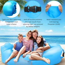 Надувная Подушка Диван-гамак легко накачивается Водонепроницаемый без утечек плавать Кемпинг пляж Пешие прогулки прочные воздушные матрасы водяное сиденье