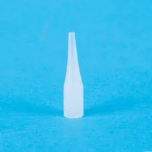 100 шт Перманентный макияж иглы для татуажа пластиковые колпачки белые иглы для татуажа наконечники для бровей и губ иглы для макияжа