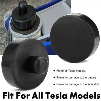 

Rubber Jack Lift Point Pad Adapter Jack Pad Tool Protects Battery & Chassis Jack Car Styling Accessories For Tesla All Model