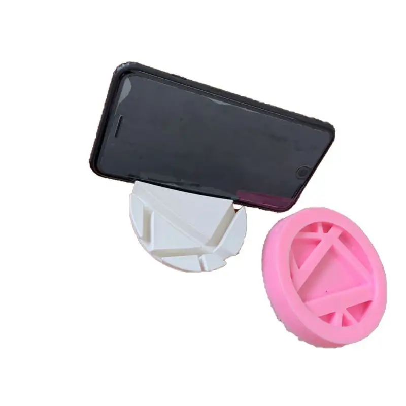 

1 Pc Handmade Mobile Phone Stand Silicone Resin Mold Phone Holder Epoxy Resin Moulds Craft Cell Phone Bracket Silicone Mold