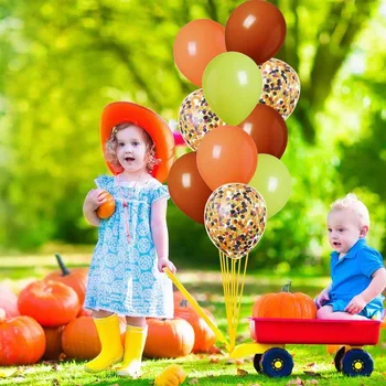 

40pcs Metallic Confetti Air Balloons Birthday Party Helium Balloon Decorations Jungle Animal Party Festival Balon Party Supplies