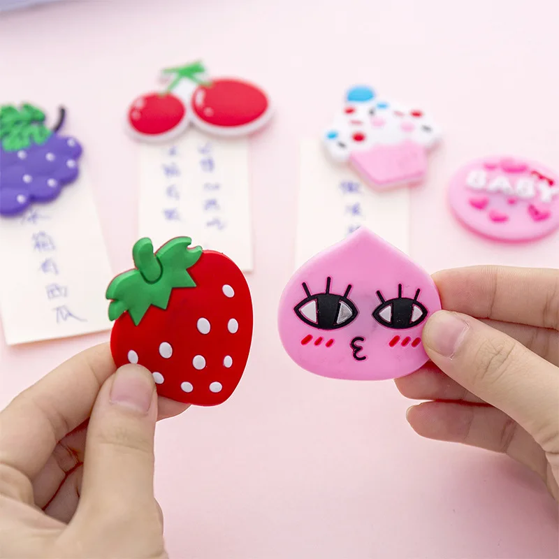 Magnetic Fridge Magnets Magnetic Sticker Magnetic Fridge Stickers Refrigerator Decor Kawaii Cartoon Fruit Sticker Magnet Fridge Magnets Decor for Refrigerator Children Magnets Message Board Magnet Home Decoration