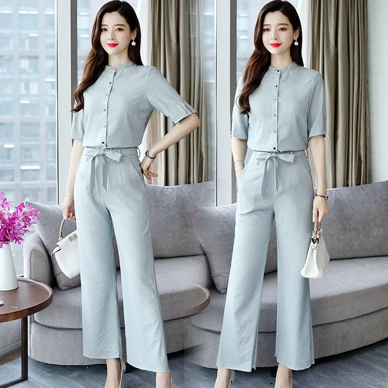 

2019 Summer Fashion Cool Simple Comfortable Elegant Set/Suit Skirt Solid Color
