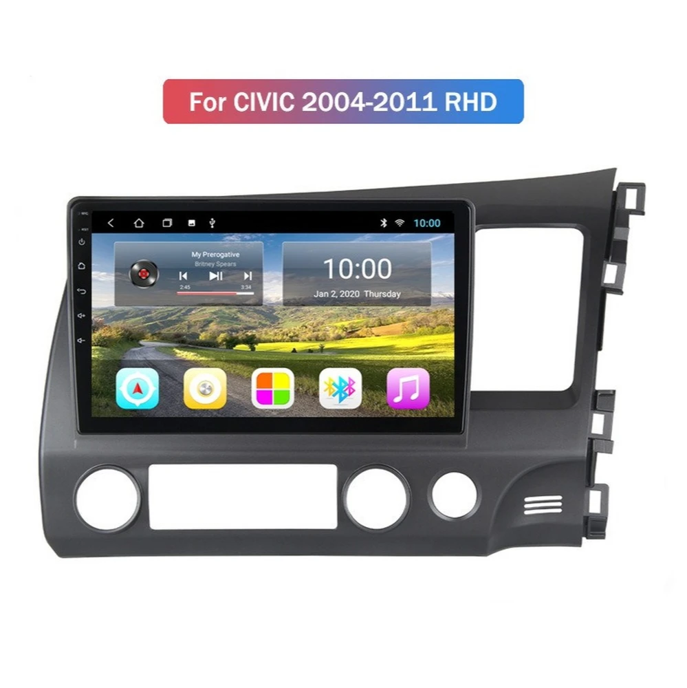 Автомагнитола на Android 10 0 для HONDA CIVIC 2006-2011 правостороннее вождение автомобиля GPS