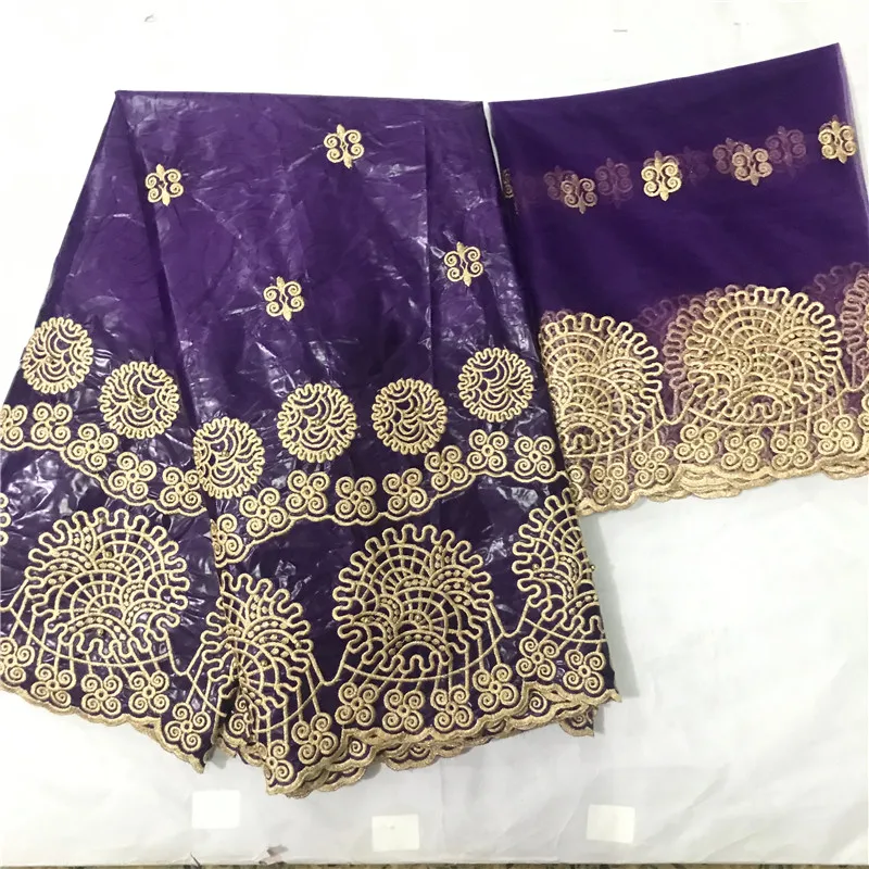 Новое поступление африканская Базен riche жаккардовая ткань французская сетка тюль кружевная ткань морская парча ткань для свадьбы 7 ярдов