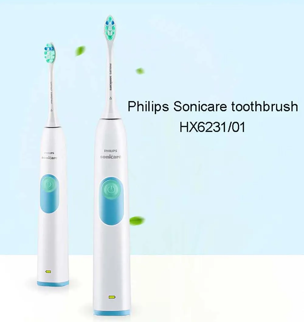 Электрическая зубная щетка PHILIPS HX6231 с водонепроницаемой зубной щеткой для тела, умная зубная щетка, отбеливающая резинка для зубов