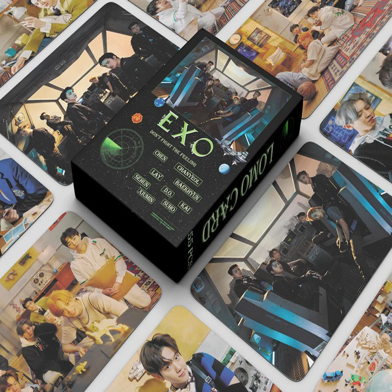 55PCS / Kpop Stray kids NO EASY Lomo Cards ATEEZ TXT TWICE NCT Bangtang Boys TXT ENHYPEN ITZY MAMAMOO Card album idol fan card