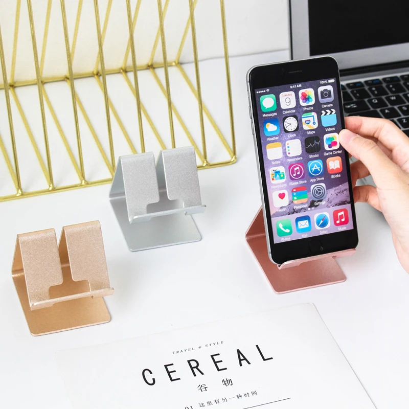 Luxury Universal Desk Phone Holder Stand Business Card Holder Desktop Organizer