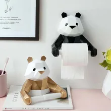 Panda Wand Berg Roll Papier Halter Handtuch Tissue halter Tissue Aufhänger WC Bad Küche Bad Organizer Bad Zubehör