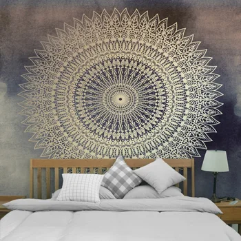 

Hot Sale Decorative Cloth Mandala Flower Pattern Printing Tapestry 150*150cm